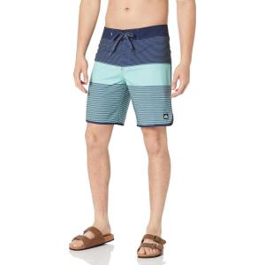 Quiksilver Men’s Standard Surfsilk Tijuana 19 Boardshort Swim Trunk(Naval Accademy 233)