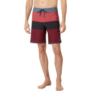 Quiksilver Men’s Standard Surfsilk Tijuana 19 Boardshort Swim Trunk(Tibetan Red 233)