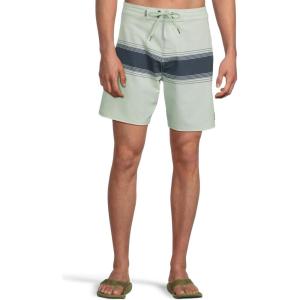Quiksilver Mens Surfsilk Street-Trunk 18 Boardshorts(Jade)