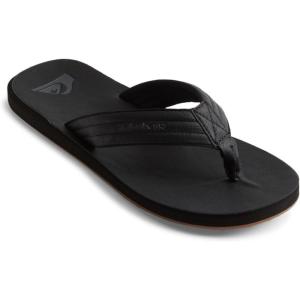 Quiksilver mens Carver Nubuck – Sandals for Men(Black Solid Black Sbkm)