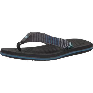 Quiksilver mens Lanai 3 Point Sandal Flip-flop(Blue 4)