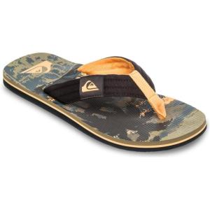 Quiksilver mens Quiksilver Men’s Molokai Layback Ii 3 Point Flip Flop Sandal(Iris Leaf)