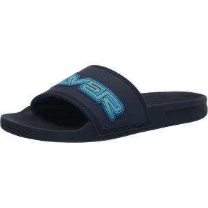 Quiksilver mens Quiksilver Men’s Rivi Wordmark II Slide Sandal(Blue 1 241)