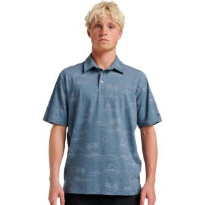 Island Daze Polo T-Shirt by Quiksilver(Real Teal Heather)