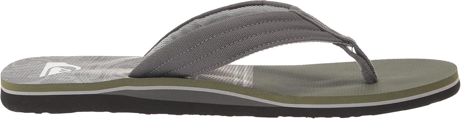 image:imageQuiksilver mens Quiksilver Mens Molokai Layback II SandalBlackGreenGrey