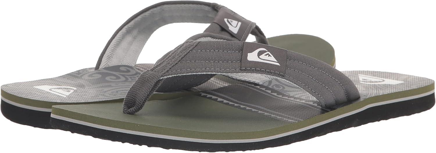image:imageQuiksilver mens Quiksilver Mens Molokai Layback II SandalBlackGreenGrey