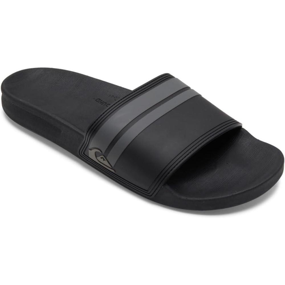 image:imageQuiksilver Mens Rivi SlideSlider Sandals Open Toe Black BlackBlackGrey Xkks 6 UK