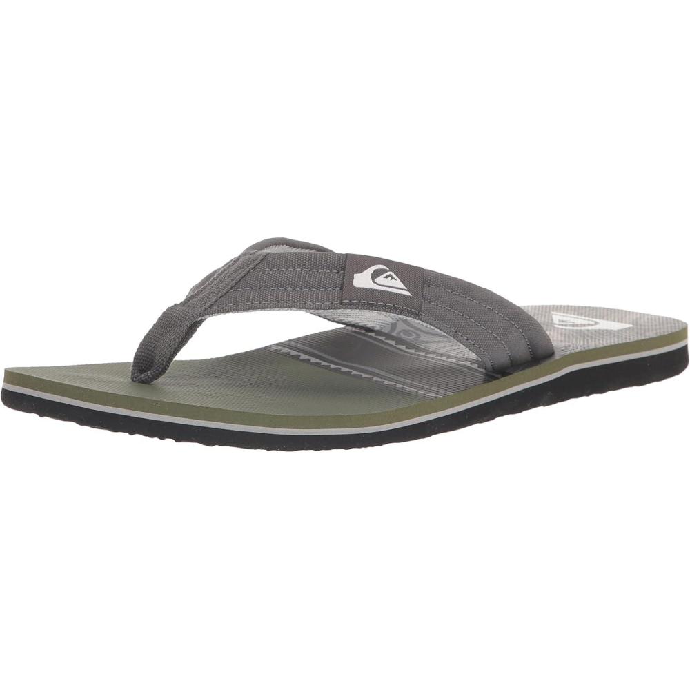 image:imageQuiksilver mens Quiksilver Mens Molokai Layback II SandalBlackGreenGrey