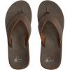 Quiksilver Men’s Carver Nubuck Three-Point Sandal(Demitasse Solid)