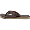Quiksilver Men’s Carver Nubuck Three-Point Sandal(Demitasse Solid)