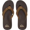 Quiksilver Men’s Flip Flops Sandal(Brown 1)