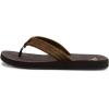 Quiksilver Men’s Flip Flops Sandal(Brown 1)