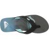 Quiksilver mens Quiksilver Men’s Molokai Layback II Sandal(Black/Green/Blue)