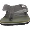 Quiksilver mens Quiksilver Men’s Molokai Layback II Sandal(Black/Green/Grey)