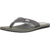 Quiksilver mens Quiksilver Men’s Molokai Layback II Sandal(Black/Green/Grey)
