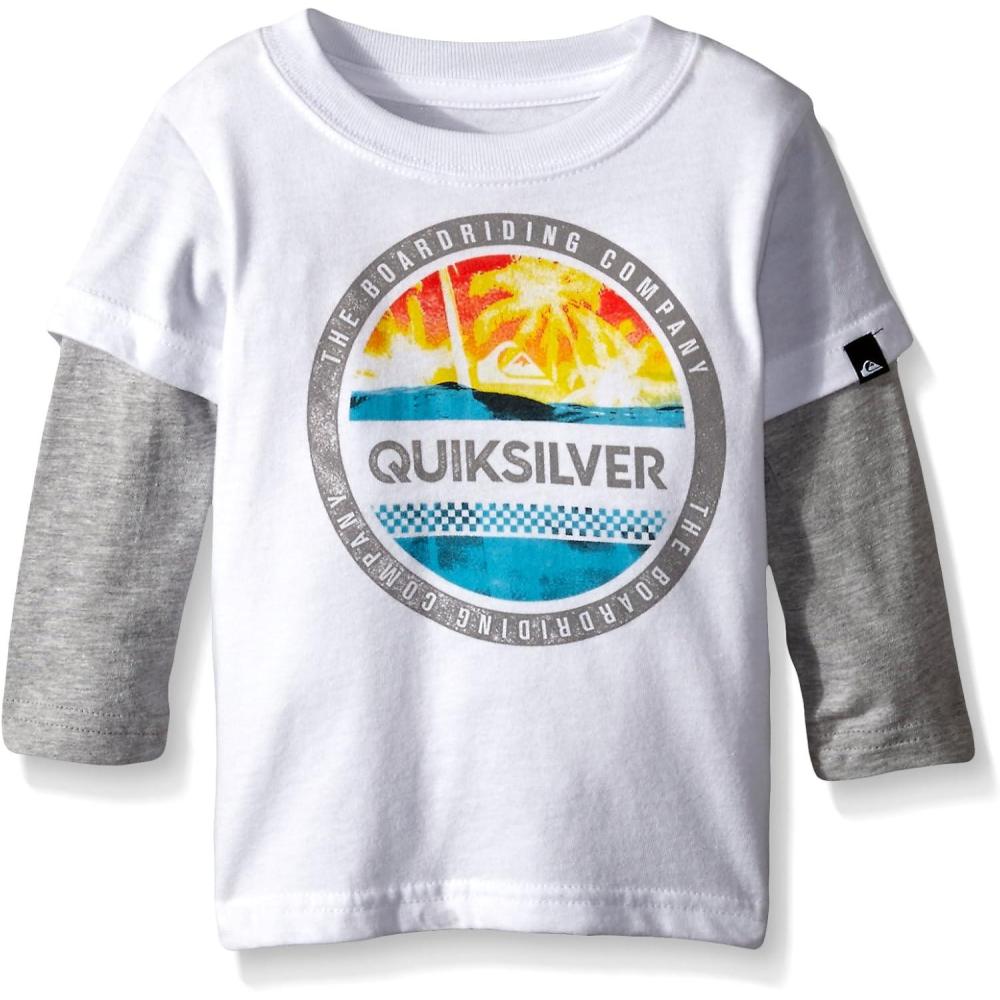 image:imageQuiksilver Baby Boys Filled In Long Sleeve TopWhite