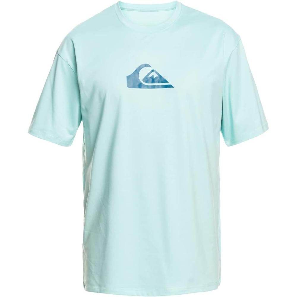 image:imageQuiksilver Boys Solid Streak Ss Youth Short Sleeve Surf Tee Shirt RashguardAngel Blue