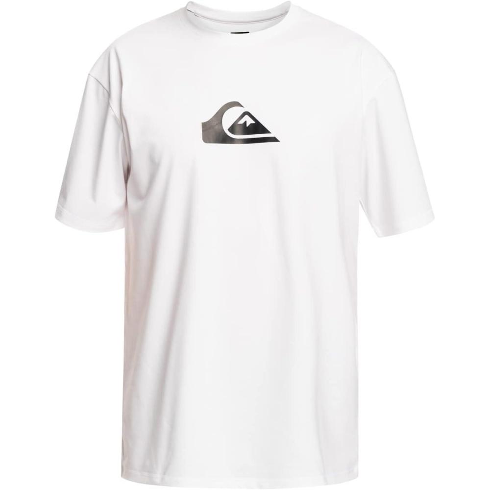 image:imageQuiksilver Boys Solid Streak Ss Youth Short Sleeve Surf Tee Shirt RashguardWhite