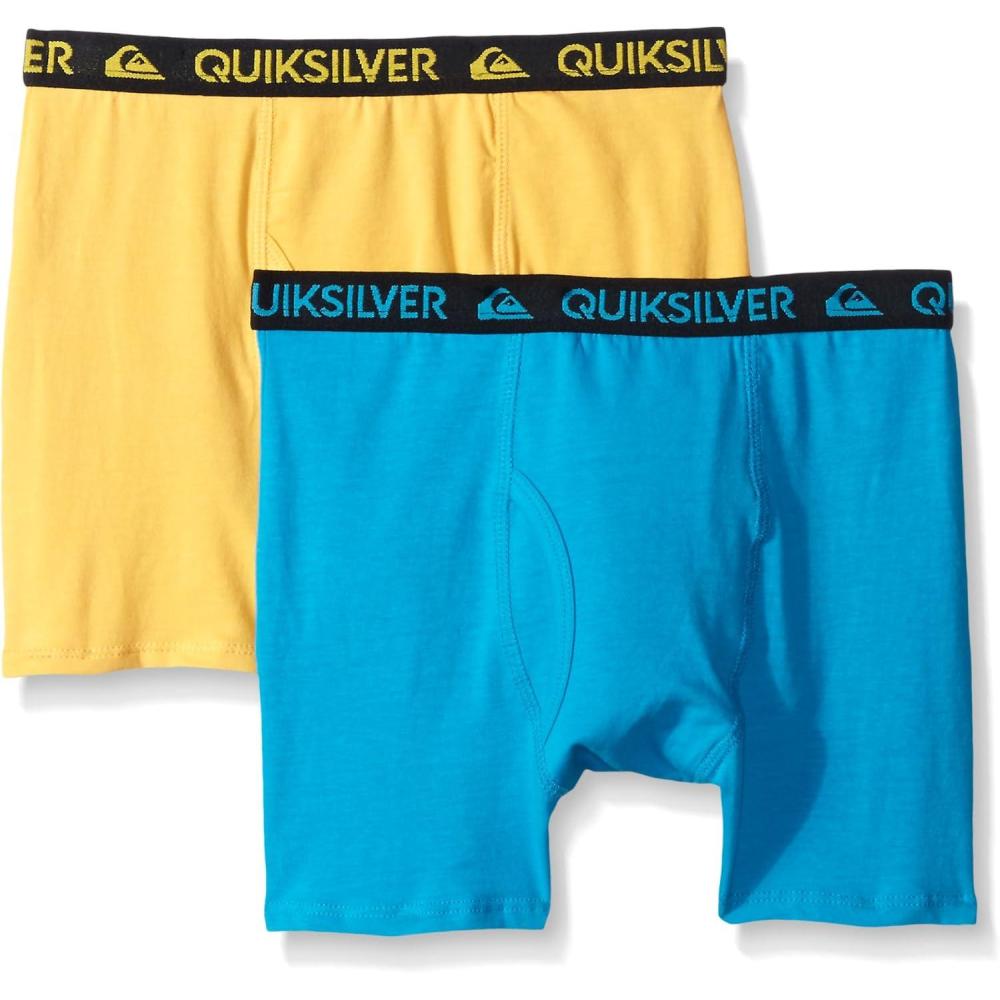image:imageQuiksilver Little Boys Yellow Gray Boxer Brief Pack of 2BlueYellow