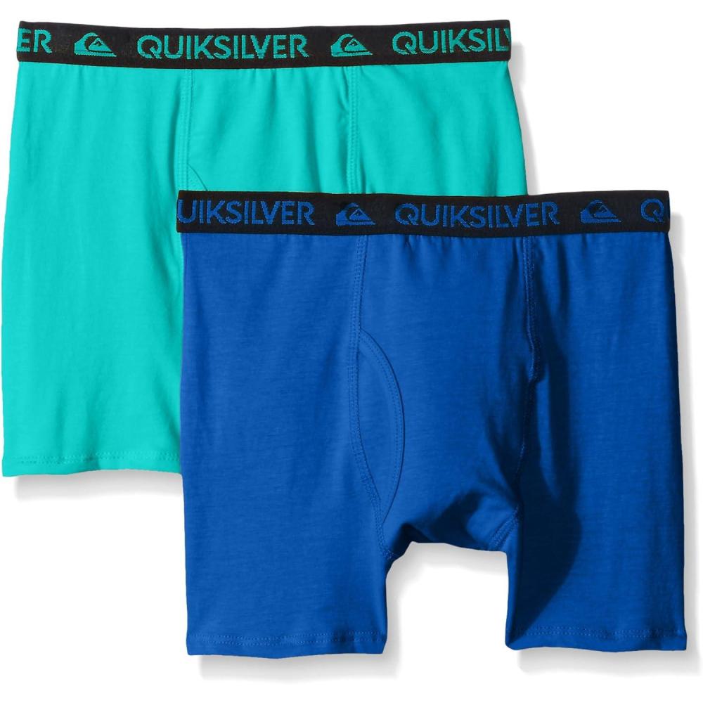 image:imageQuiksilver Little Boys Yellow Gray Boxer Brief Pack of 2TealBlue