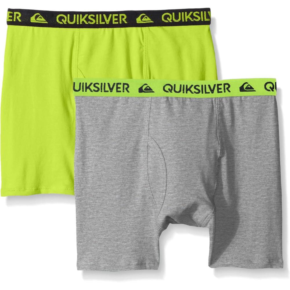 image:imageQuiksilver Little Boys Yellow Gray Boxer Brief Pack of 2YellowGray