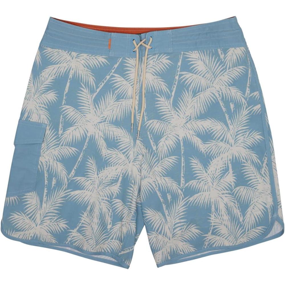 image:imageQuiksilver Mens Standard After Surf Stretch Volley Swim Trunk Bathing SuitDusk Blue Jungle Tour Scallop