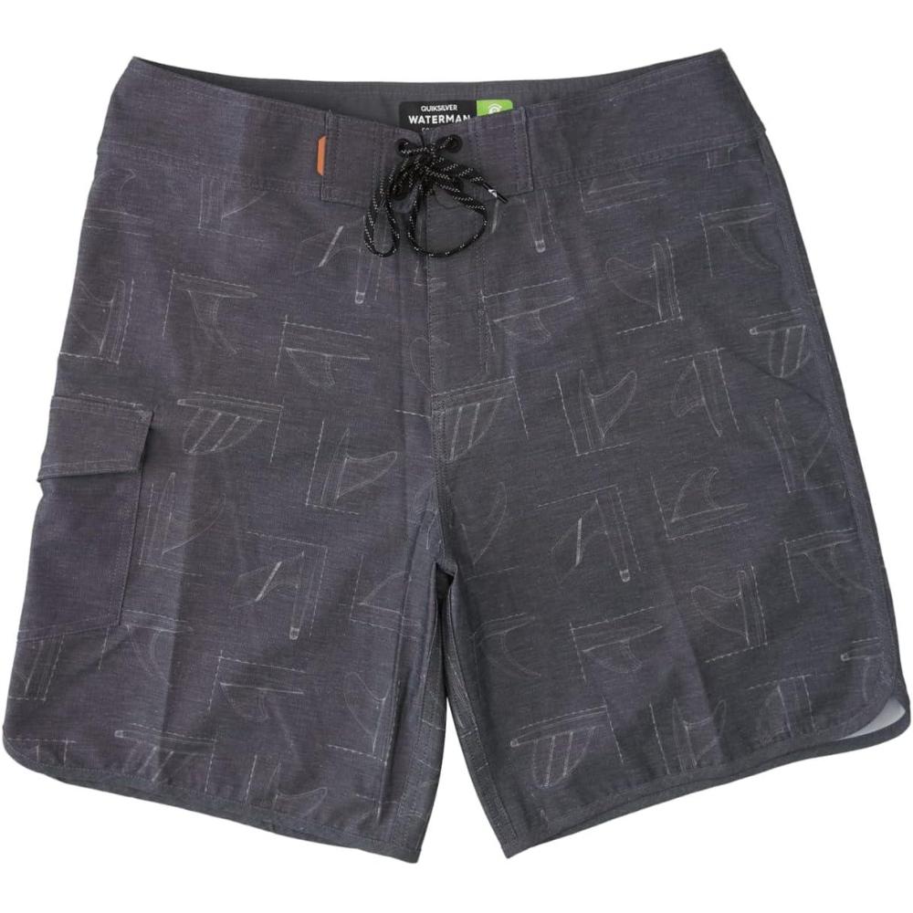 image:imageQuiksilver Mens Standard After Surf Stretch Volley Swim Trunk Bathing SuitFin Party ScallopBlack