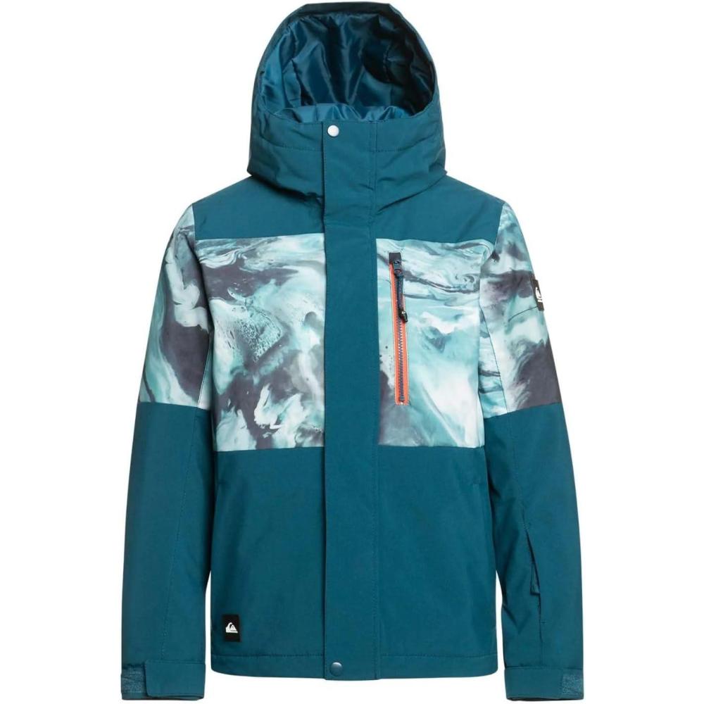 image:imageQuiksilver boys Little Mission 10k Grow System Snow JacketInsulated JacketResin Tint Majolica Blue Block