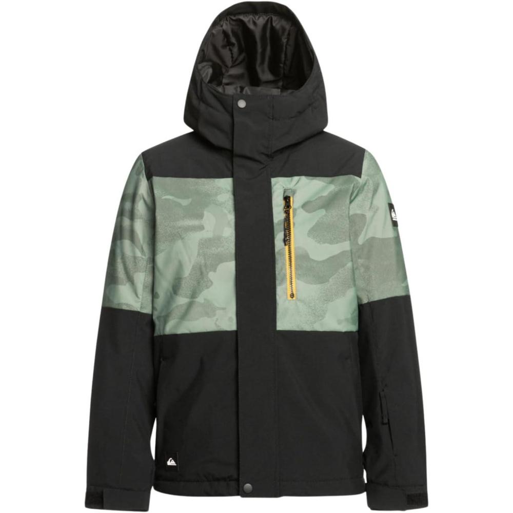image:imageQuiksilver boys Little Mission 10k Grow System Snow JacketInsulated JacketSpray Camo Laurel Wreath