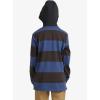Quiksilver Boys (8-16) Classic, Comfortable Regular Fit Hoodie(Bayside Club/Blue Indigo Bayside Club)