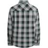 Quiksilver Boys Long Sleeve Flannel Shirt, Button Down Top, Stylish & Comfortable Fit(Pine Porter)
