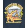 Quiksilver Boys Quiksilver Boy’s Barking Tiger Short Sleeve Tee Shirt(Dark Navy 241)