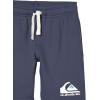 Quiksilver Easy Day Boy Elatic Waist Fleece Short(Dark Navy 241)