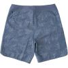 Quiksilver Men’s Standard After Surf Stretch Volley Swim Trunk Bathing Suit(Fin Party Scallop/Ensign Blue)