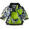 Quiksilver boys Little Mission 10k Grow System Snow JacketInsulated Jacket(Black Construction)