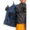 Quiksilver boys Little Mission 10k Grow System Snow JacketInsulated Jacket(Insignia Blue Quiet Storm (Block))