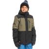 Quiksilver boys Little Mission 10k Grow System Snow JacketInsulated Jacket(True Black (Block))