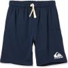 Quiksilver Boy’s Easy Day Youth Elatic Waist Fleece Short(Dark Navy 241)