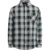 Quiksilver Boys Long Sleeve Flannel Shirt, Button Down Top, Stylish & Comfortable Fit(Pine Porter)