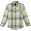Quiksilver Boys Long Sleeve Flannel Shirt, Button Down Top, Stylish & Comfortable Fit(Winter Pear)