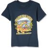 Quiksilver Boys Quiksilver Boy’s Barking Tiger Short Sleeve Tee Shirt(Dark Navy 241)