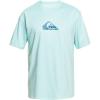 Quiksilver Boys Solid Streak Ss Youth Short Sleeve Surf Tee Shirt Rashguard(Angel Blue)