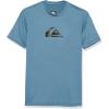Quiksilver Boys Solid Streak Ss Youth Short Sleeve Surf Tee Shirt Rashguard(Provencial)