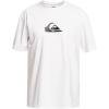 Quiksilver Boys Solid Streak Ss Youth Short Sleeve Surf Tee Shirt Rashguard(White)