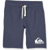 Quiksilver Easy Day Boy Elatic Waist Fleece Short(Dark Navy 241)