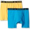 Quiksilver Little Boys’ Yellow Gray Boxer Brief (Pack of 2)(Blue/Yellow)