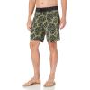 Quiksilver Mens Throwback Print Boardshort Boardshort Swim Trunk(Four Leaf Clover Throwback)