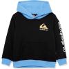 Quiksilver boys Boy’s Omni Logo Block Pullover Hoodie Sweatshirt Boy(Black 234)
