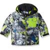 Quiksilver boys Little Mission 10k Grow System Snow JacketInsulated Jacket(Black Construction)