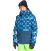Quiksilver boys Little Mission 10k Grow System Snow JacketInsulated Jacket(French Blue Retro (Block))